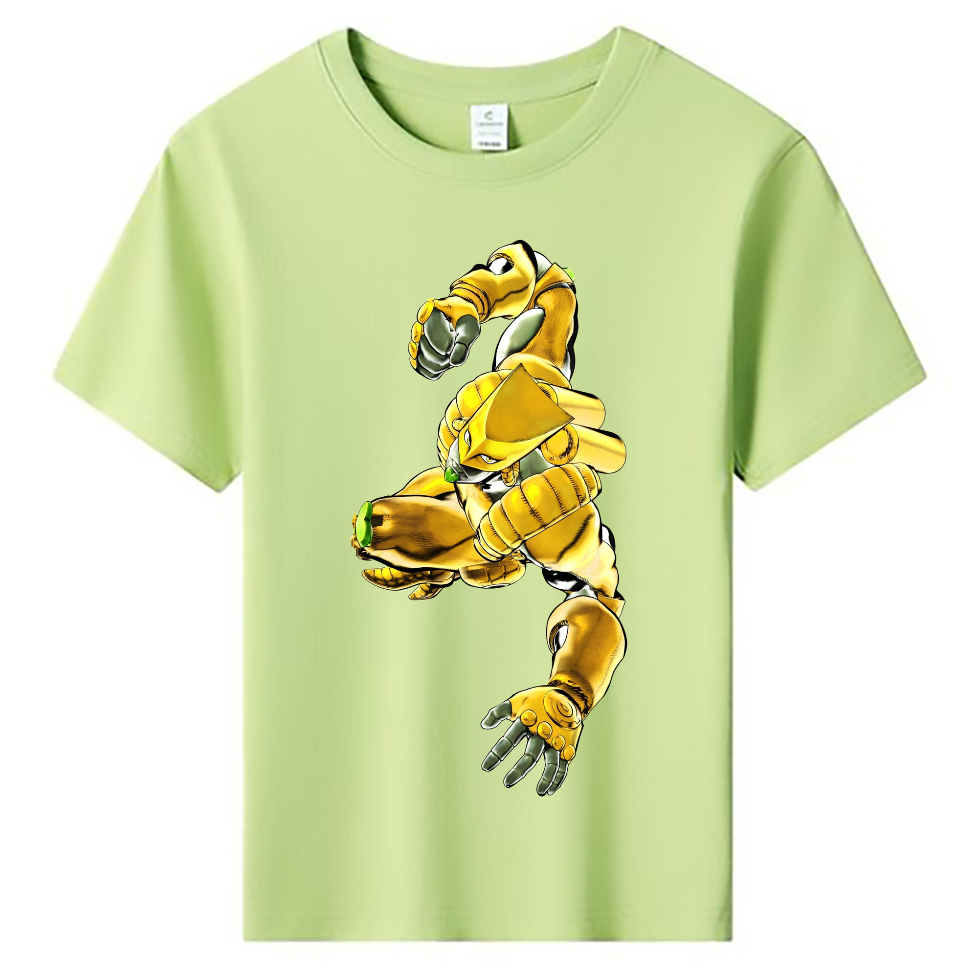 （画像用） ジョジョの奇妙な冒険 ディオ?ブランドー JoJo's Bizarre Adventure Dio Brando 綿100％キッズTシャツ（フロントプリント）